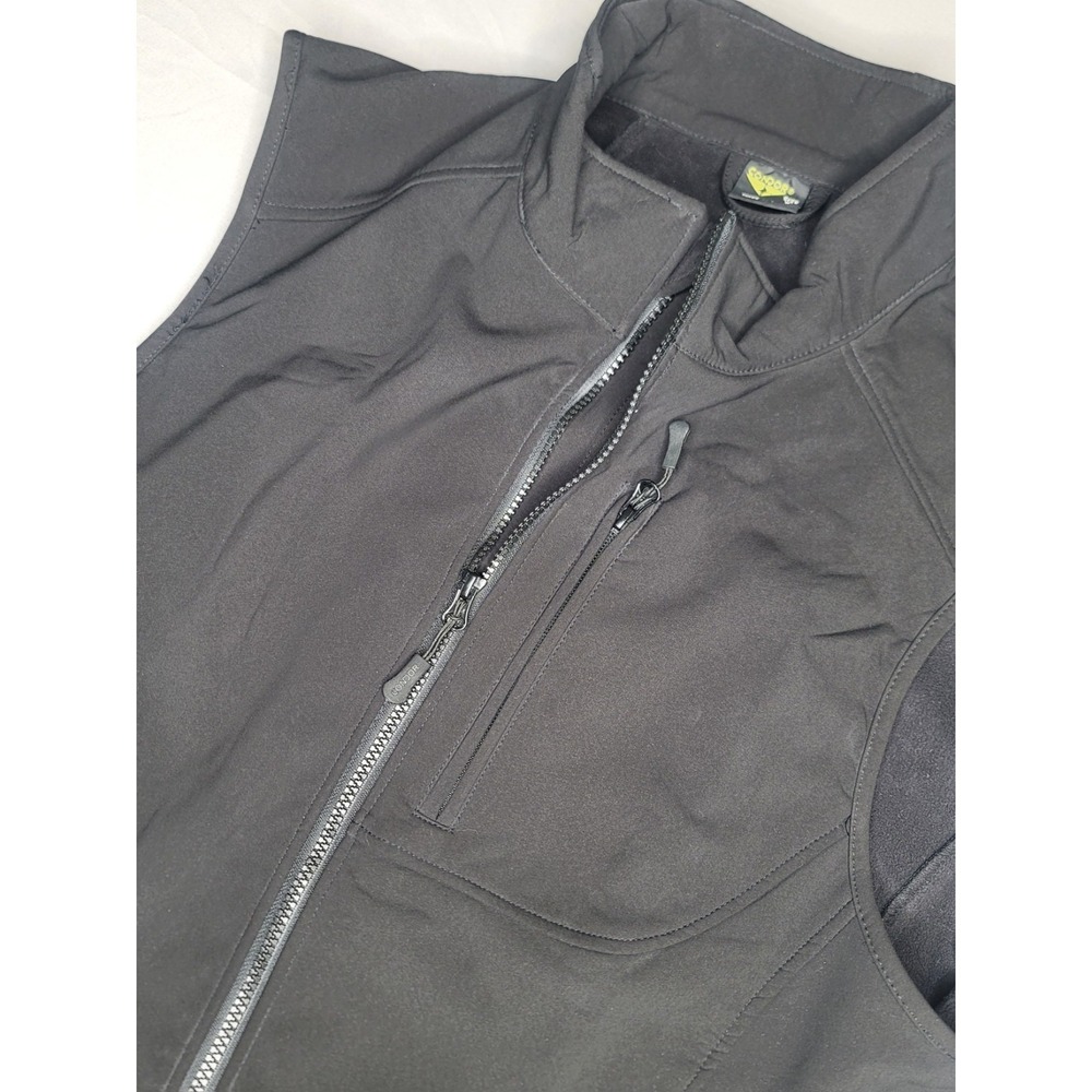 Condor Core Soft Shell Vest Mens XL Black Tactical Full Zip Outdoor Utility Vest